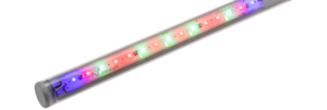 Aquila: dimmable LED lighting for indoor vertical farming, greenhouse shelving with custom LED light spectrum